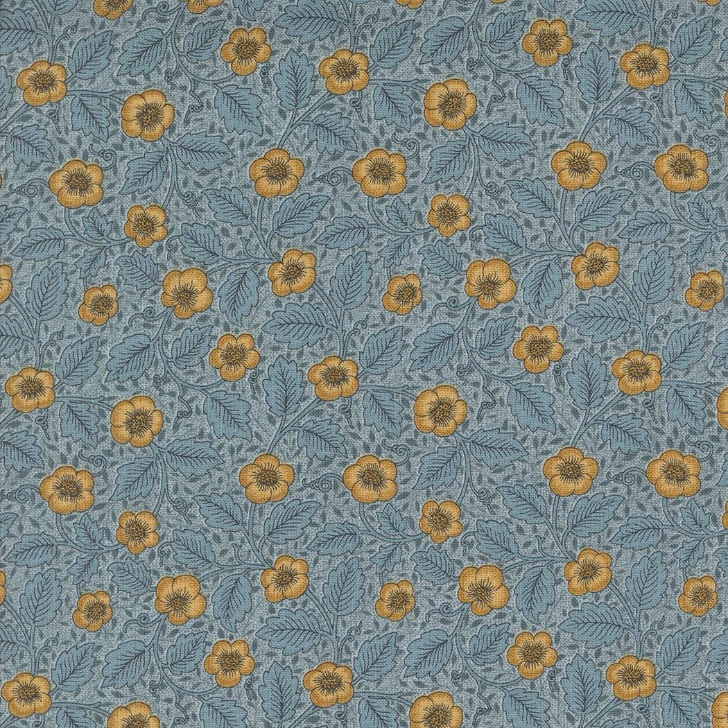 Quilting Cotton Morris Manor Sky Moda