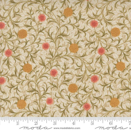 Quilting Cotton Morris Manor Porcelain Floral Moda