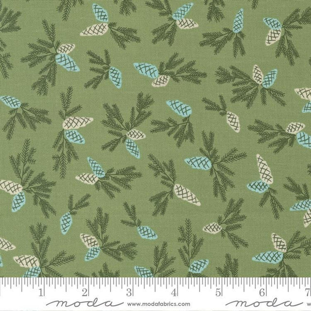Quilting Cotton Good News Great Joy Eucalyptus Moda
