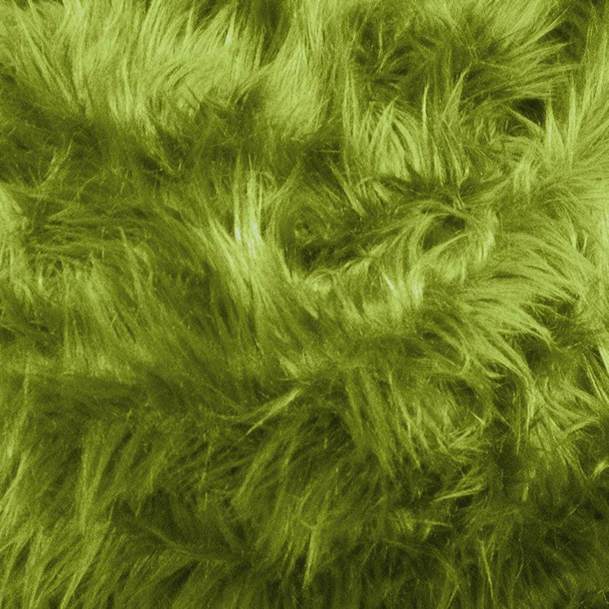 Vibrant Green Faux Fur Fabric - Lime Green, Kelly Green, Olive Green, Neon Green