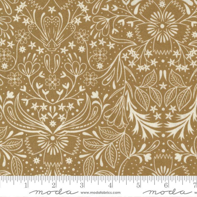 Quilting Cotton Decorum Goodness Caramel Moda