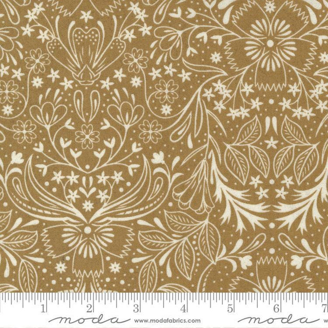 Quilting Cotton Decorum Goodness Caramel Moda