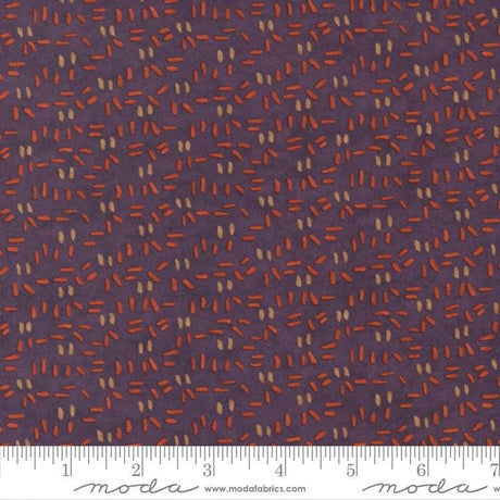 Quilting Cotton Sunflower Garden Purple Moda