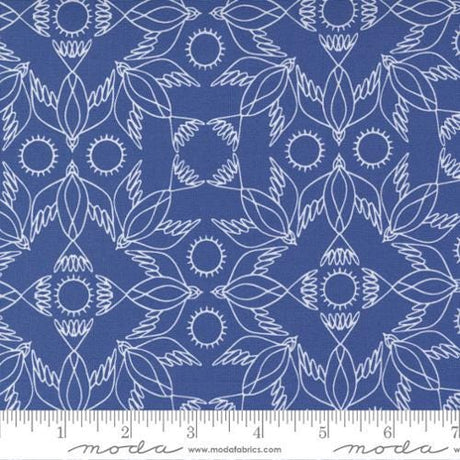 Quilting Cotton Birdsong Bluebird 48355 15 Moda