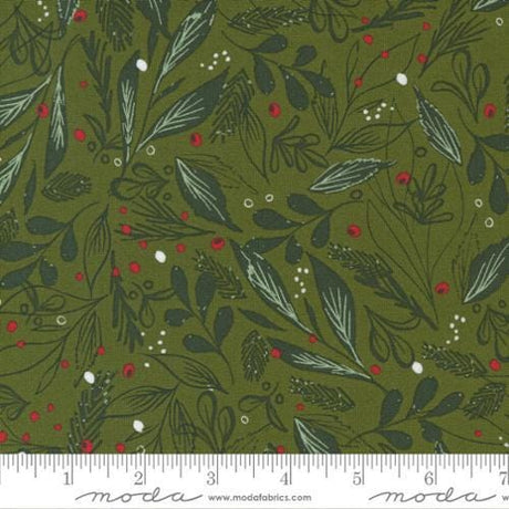 Quilting Cotton Cheer Merriment Sage Moda