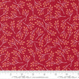 Quilting Cotton Joyful Joyful Poinsettia Red Moda Fabrics