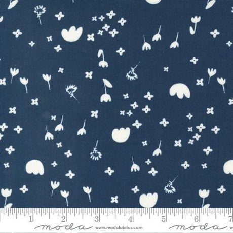 Quilting Cotton Marigold Drift Night Floral Moda