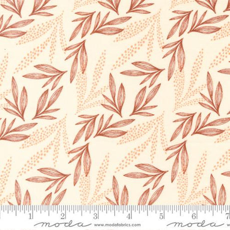 Quilting Cotton Woodland Wildflowers Cream Moda Fabrics