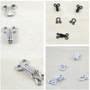 Hook and Eye Clasp 144 Sets