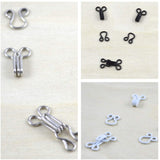 Hook and Eye Clasp 144 Sets
