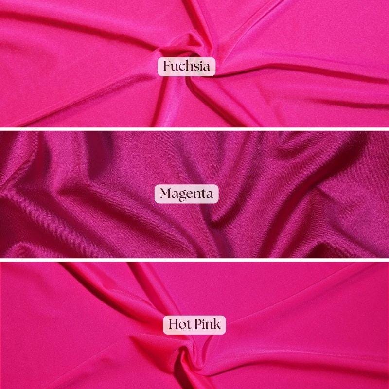 Shiny Milliskin Nylon Spandex Fabric - Shiny, 4-Way Stretch, 60" Width