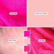 Vibrant Pink Faux Fur Fabric - Hot Pink, Fuchsia, Baby Pink, 58-60" Width, 2-3" Pile