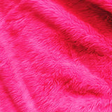 Vibrant Pink Faux Fur Fabric - Hot Pink, Fuchsia, Baby Pink, 58-60" Width, 2-3" Pile