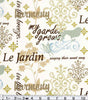 Cotton Canvas Fabric Scripted Spa 45" Wide