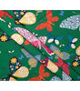 Cotton Canvas Butterfly Print on Dark Green 44" Wide
