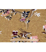 Cotton Canvas Fabric Laura's Powder Room Yellow 44" Wide