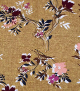 Cotton Canvas Fabric Laura's Powder Room Yellow 44" Wide