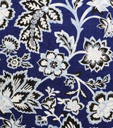 Cotton Canvas Fabric Highlands on Blue 44" Wide Richloom