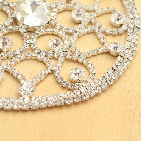 Rhinestone Applique 5 Inch Circle