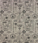 Cotton Canvas Home Decor Fabric 44" Wide Richloom Eiffel Onyx