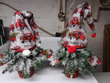 Quilting Cotton Grayhound & Red Trucks Christmas Fabric