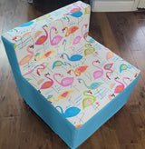 Outdoor Fabric Solarium Novelty Flamingo 54" Wide Polyester