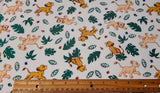 Quilting Cotton Lion King Simba and Nala Grub Toss Disney