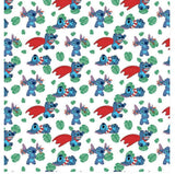 Quilting Cotton Disney Stitch Action Toss 100% Cotton Fabric