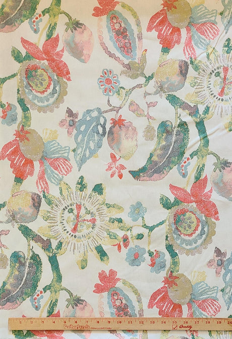 Cotton Canvas Anastasia Serene 44" Wide Upholstery Fabric