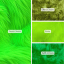 High-Quality Long Pile Fur Fabric - Long Pile Faux Fur, Multiple Colors, 1 Yard