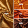 Stretch Velvet Fabric - 90% Polyester / 10% Spandex, 4-Way Stretch, 58" Width, Multiple Color Options