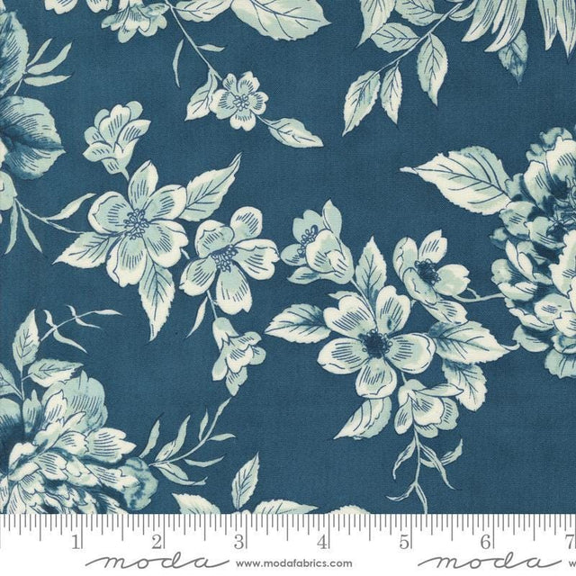 Wide Quilt Backing 108" Sandalwood Indigo Moda Fabrics