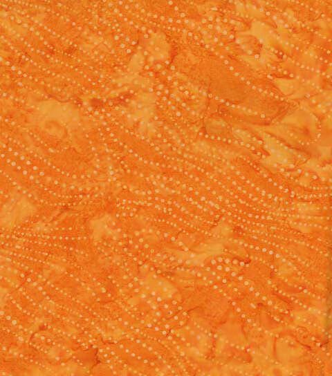 Batik Cotton Yellow Orange Dot 100% Cotton
