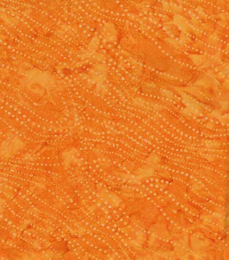 Batik Cotton Yellow Orange Dot 100% Cotton