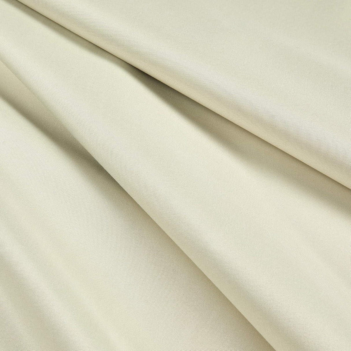 Blackout Drapery Lining Polyester Fabric - Black, Ivory, White, 60" Width