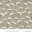 Quilting Cotton Flower Pot Taupe Floral Moda