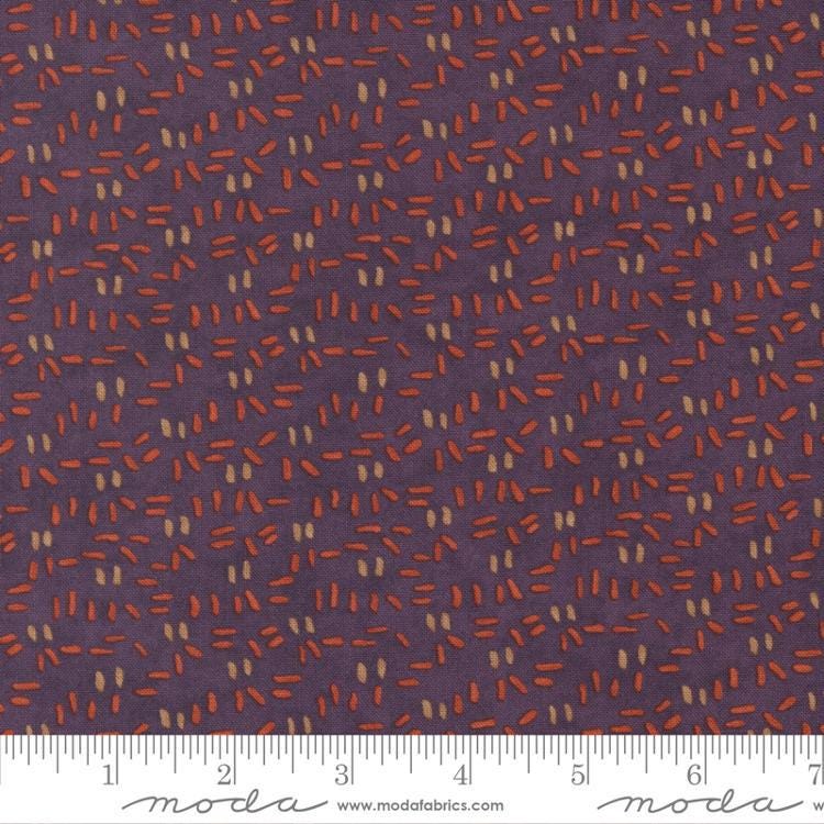 Quilting Cotton Sunflower Garden Purple Moda