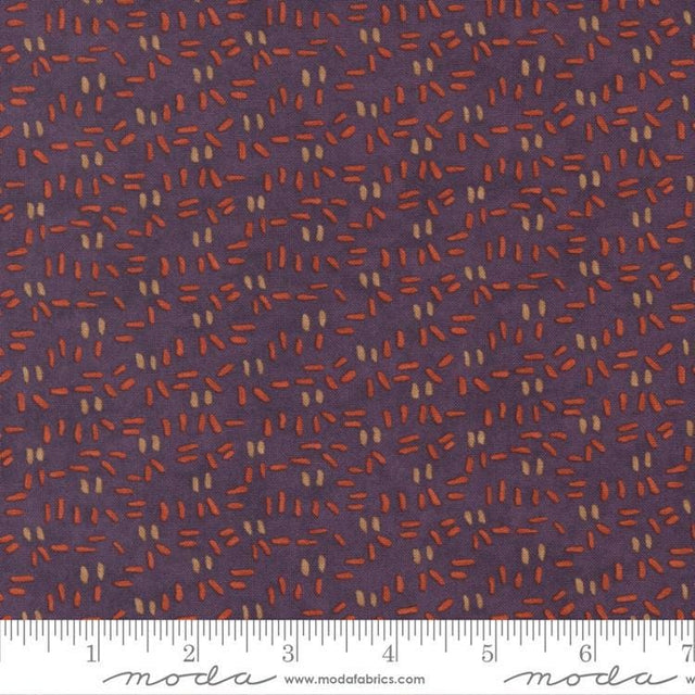 Quilting Cotton Sunflower Garden Purple Moda
