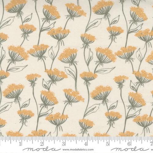 Quilting Cotton Flower Pot Ivory Floral Moda