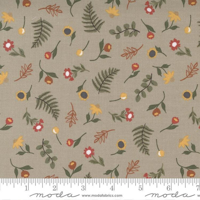 Quilting Cotton Flower Pot Taupe Moda Fabrics