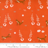 Quilting Cotton Meander Foxes Geranium Moda