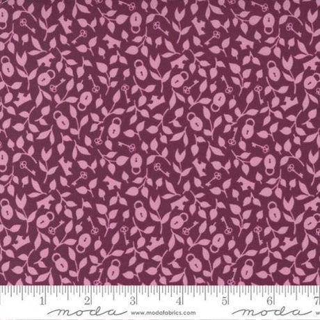 Quilting Cotton Wild Meadow Boysenberry Moda