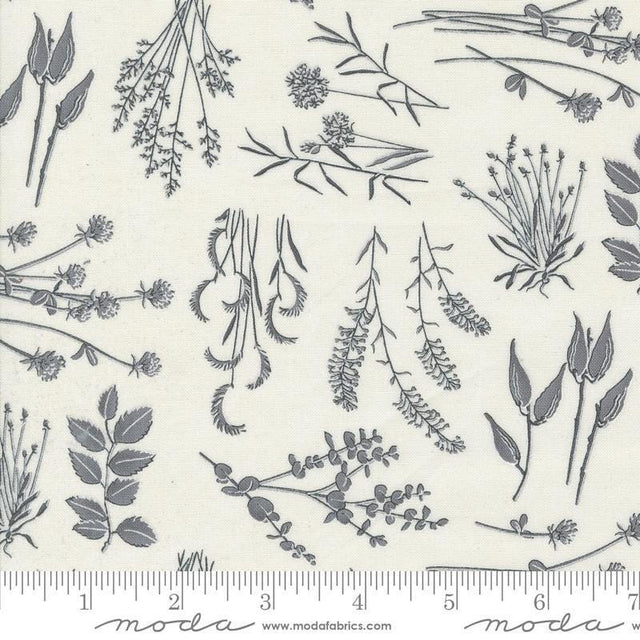 Quilting Cotton Silhouettes Cream 6930-16 Moda