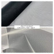 Petticoat Crinoline Net Fabric - Stiff Mesh, Black/White, 56" Wide