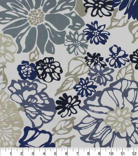 Cotton Canvas Richloom Invigorate Seaside Floral 44/45" Wide