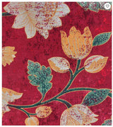 Quilting Cotton Traditional Floral Burgundy Richloom Bijoux Federal Jacobean 44/45" Wide