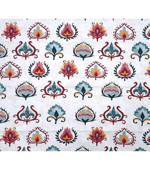 Cotton Canvas Big Spades on White 44" Wide
