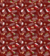 Quilting Cotton No Cookies Left Behind Christmas Gingerbread