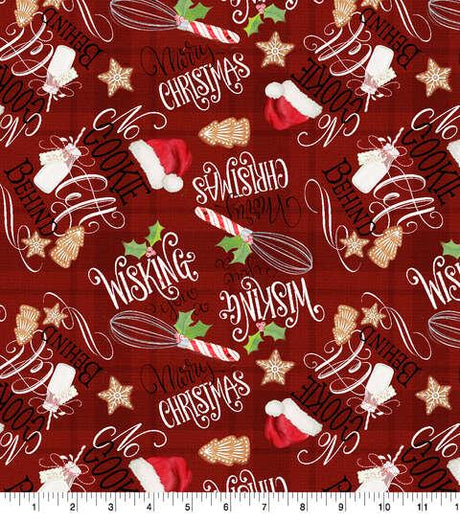 Quilting Cotton No Cookies Left Behind Christmas Gingerbread