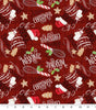 Quilting Cotton No Cookies Left Behind Christmas Gingerbread